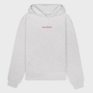 Sporty & Rich New Health Hoodie - Heather Gray